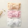 Hollow-out Premium Handmade Embroidered Bow Children's Hair Accessories Lace Hole Baby Headband Headband Wholesale