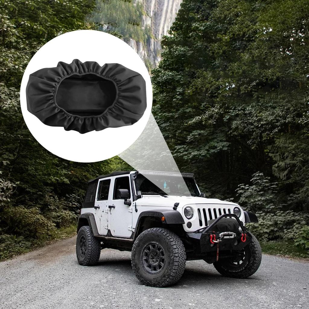 ATV Winch Cover Dustproof UV Resistant Guard Heavy Duty Towing Winch Covers For Towing Trailer 8500-17500 Lbs ATV Boat Indoor