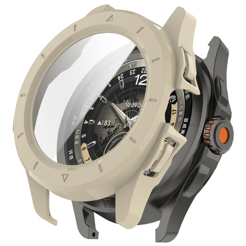 Protective Housing Cover For Watch Sport Smartwatch With Integrated Screen Guard, Shockproof Easy Installation PC Glass