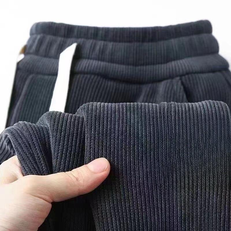 Women's High Waist Corduroy Joggers - Casual, Plus Size, Versatile Sweatpants