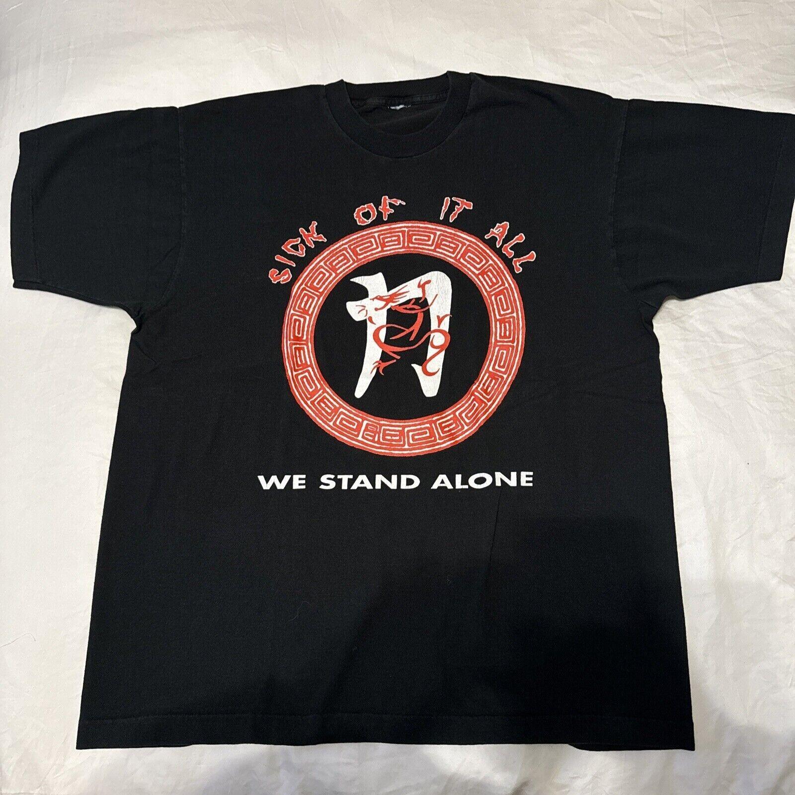 Sick Of It All Band Cotton Tee Adult Shirt All Size XXL