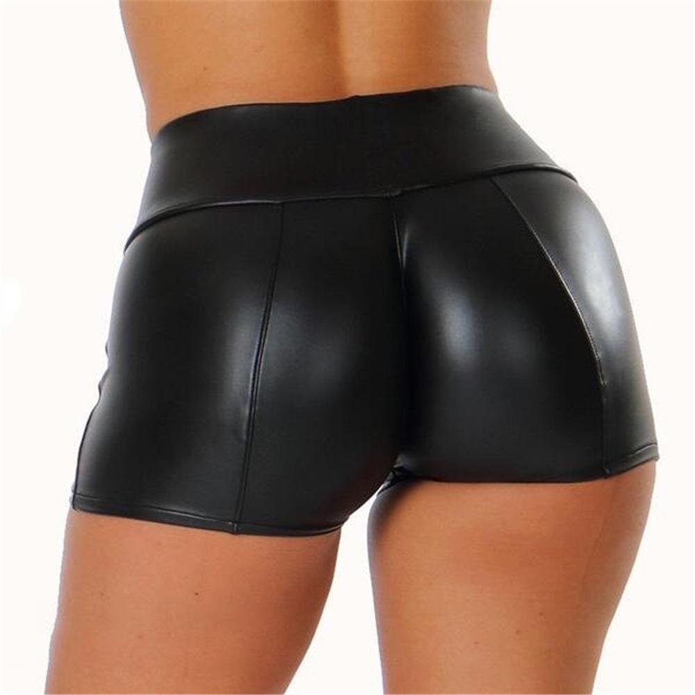 2023 Cross-Border Stylish Women's PU Leather Shorts and Tight Leggings