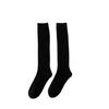 23 Season Socks, Double Needle Drawing Strip, Calf Socks, Trendy Knee Socks, Solid Color Socks, Casual Stockings