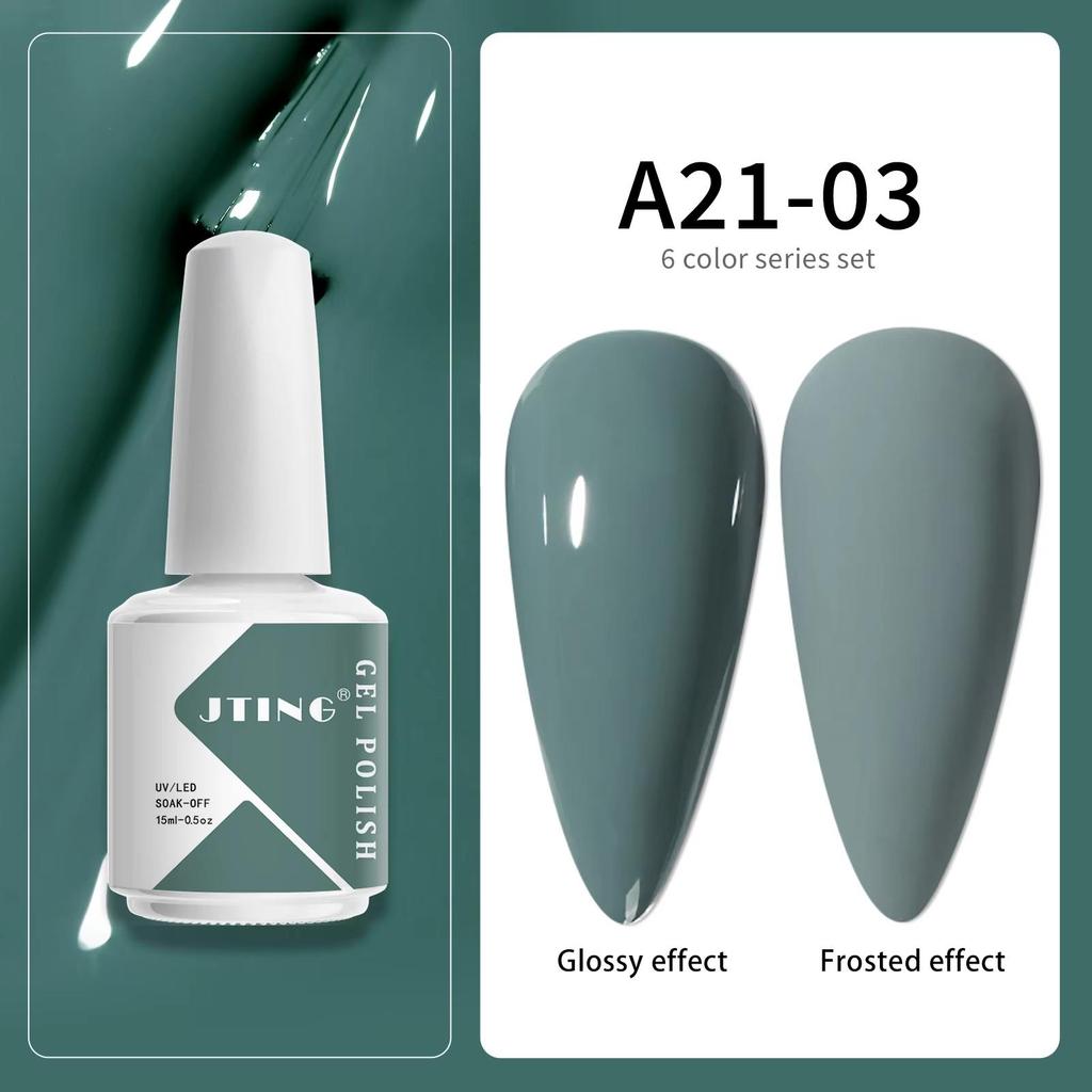 JTING Private Label Gel Uv 6colors Set 15 Ml Nail Kit Professional Neon Uv Gel Polish Wholesale Nails Supply Distributors