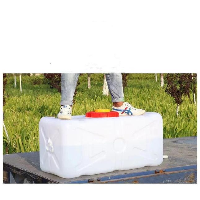 50L/75L Portable Large Capacity Water Storage Tank Drink Container Camping Water Storage Tank for RV Emergency Travel Horizontal
