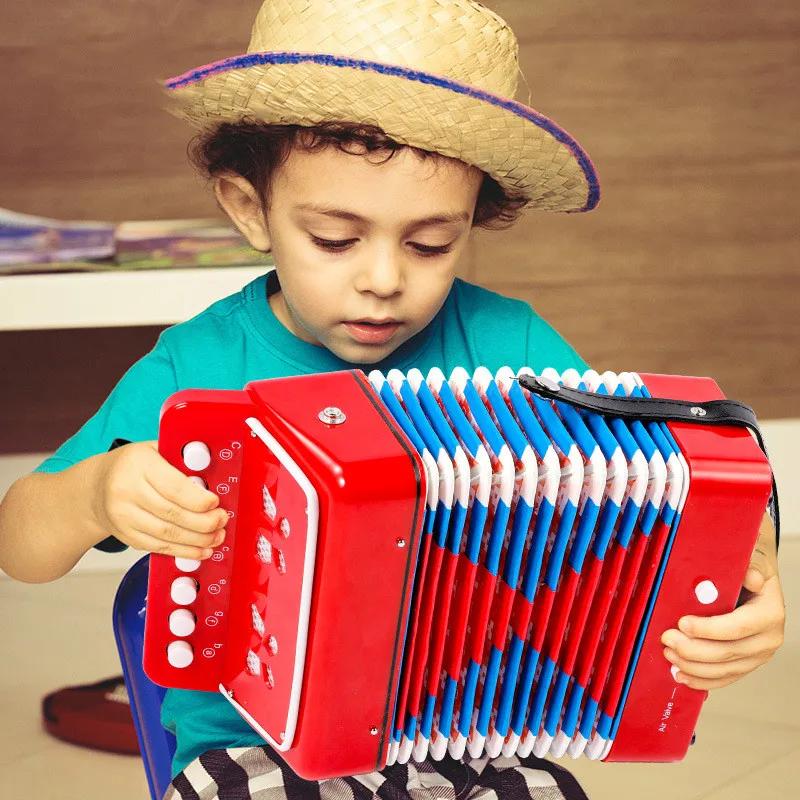 Small Accordion for Children Educational Instrument