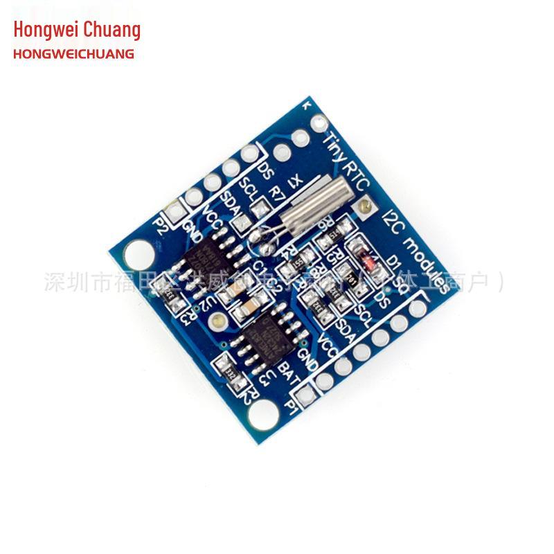 Compact I2C 24C32 Memory & DS1307 Clock Module (Battery Excluded)
