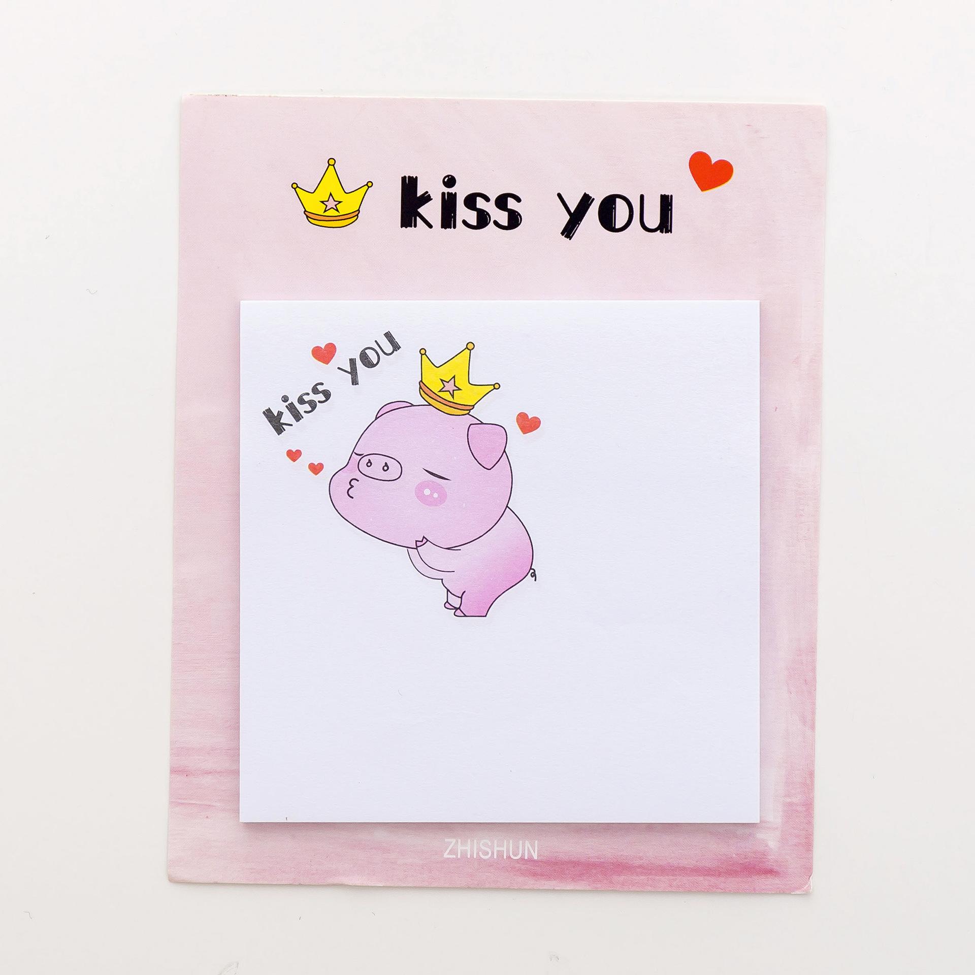 

1 шт. Милая розовая свинка N раз блокнот для заметок липкие заметки студент школьный закладка канцелярские наклейки-этикетки офисные принадлежности для планировщика