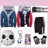 Costum Halloween Sans Undertale Hanorac Pantaloni Scurți Mască Șosete Mănuși Breloc**