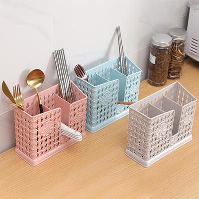 Mutfunctional Hanging Chopsticks Storage Rack With Hollow Drain Hole Kitchen Supplies