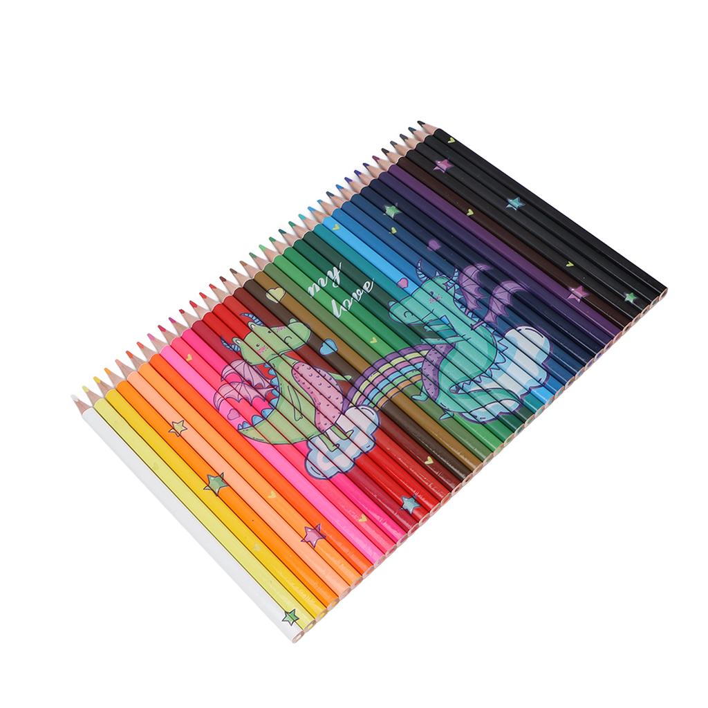 36Pcs Puzzle Colored Pencil Bright Colors Cute Pattern Jigsaw Design Oily Colored Pencils for