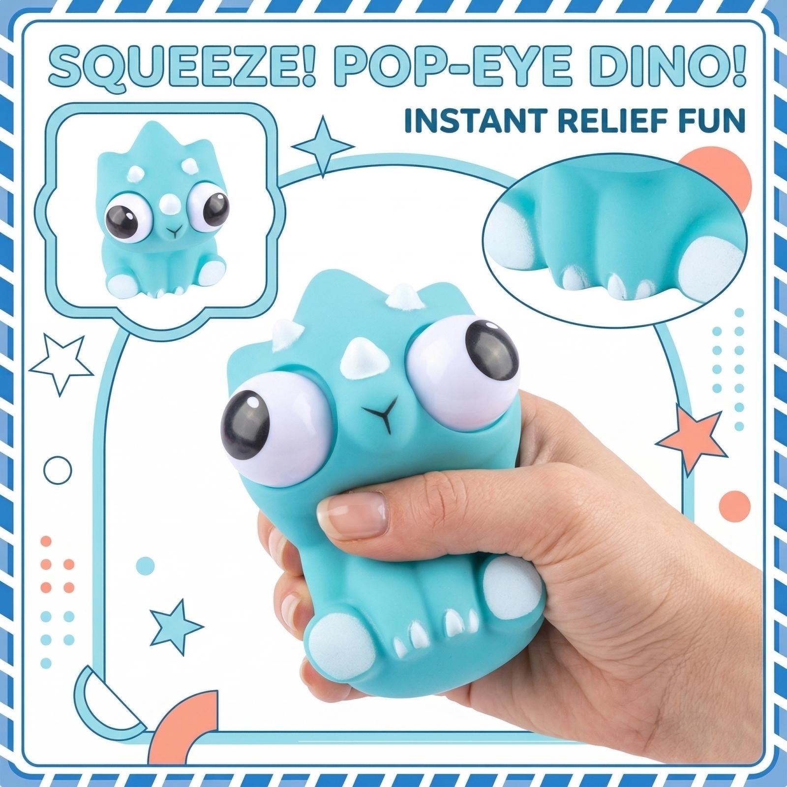 The Wide-eyed Doll For Stress Relief! Creative Eye-popping One Size