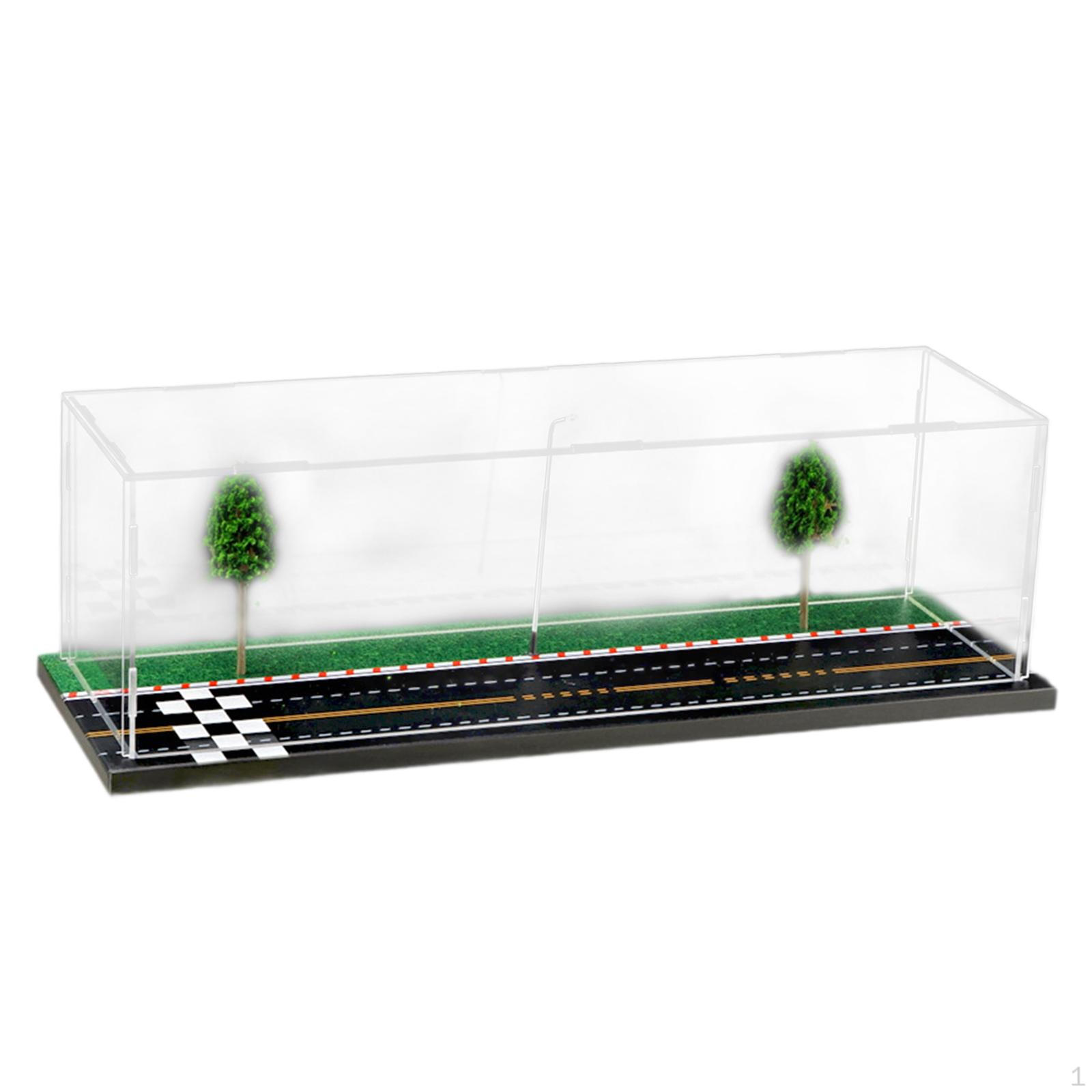 

1:64 Модель Автосалона Парковочный Дисплей Отдельностоящий Хранилище Декоративный Гараж Route Number 66