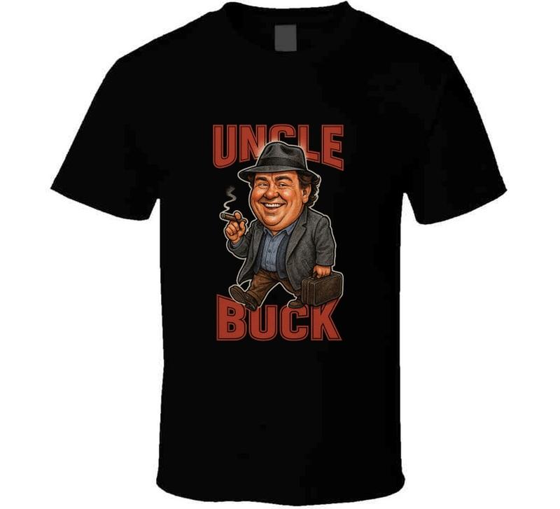 Uncle Buck John Candy 80s Movie Retro Movie Caricature Unisex T-shirt
