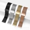 Kompatibel mit Huawei GT1/2/3: Magnetisches Mailänder Mesh Metall Smartwatch-Armband - Edelstahl Faltschließe.