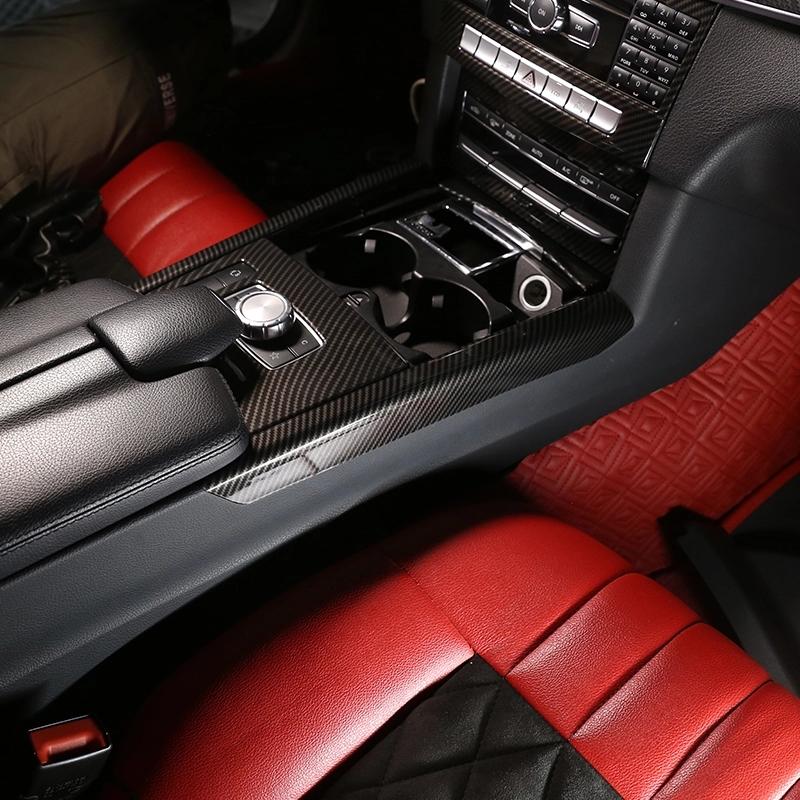 ABS Chrom Auto Zentrale Steuerung Getriebe Panel Seite Dekoration Helle Streifen Trim Für Mercedes Benz E Klasse W212 2010-2015