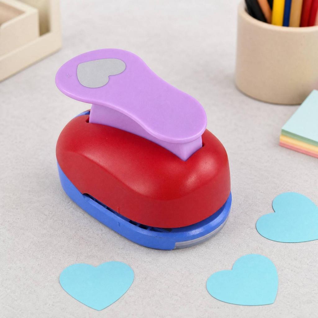 Manual Paper Decorative Hole Punch Accurate Cm Shape Smooth Cutting for Crafters, Teachers,