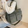 Versatile Large-Capacity Corduroy Shoulder Bag for Women - New Korean Style