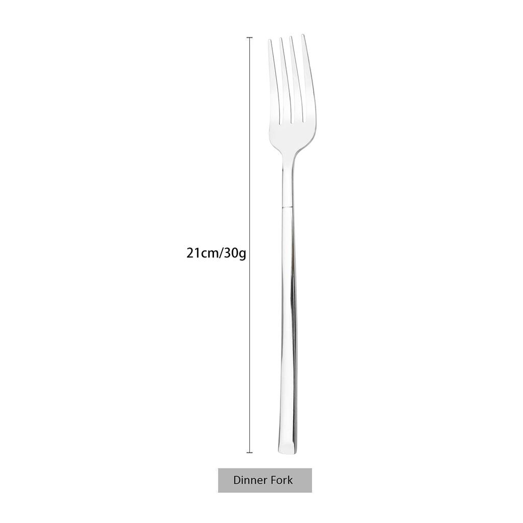 Stainless Steel Cutlery Set Mirror Black Dinnerware Set Knife Dessert Fork Coffee Tea Spoon Tableware Western Kitchen Flatware