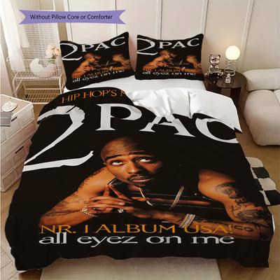 2Pac All Eyez Me Bedding 1 Duvet Cover 2 Pillowcase Without Core Duvet Cover And Pillowcase Christmas Birthday Gift Soft And Comfortable