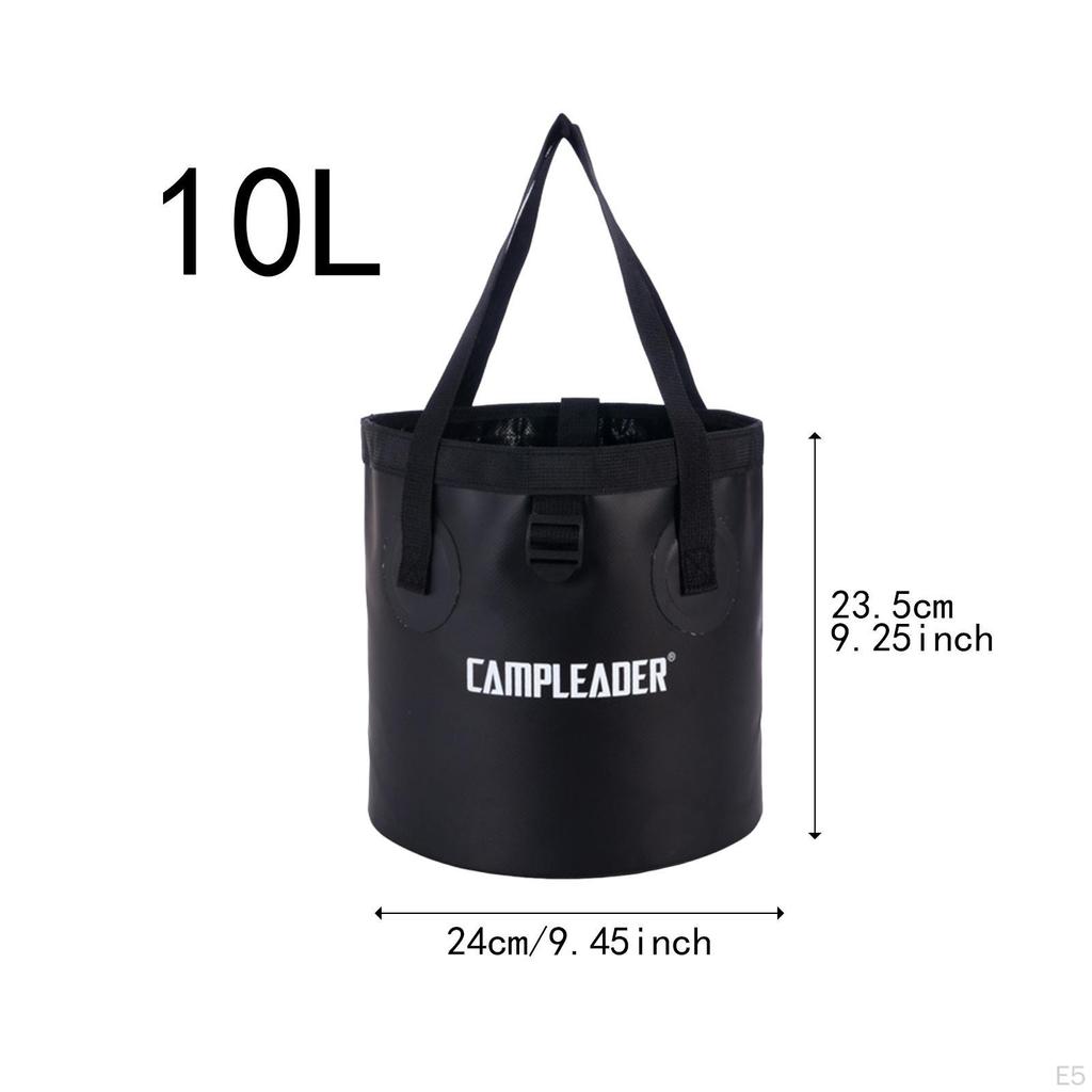 Faltbarer Eimer für den Außenbereich, Camp-Waschbecken, vielseitiger Wasserbehälter zum Wandern und für den Garten