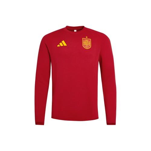 

adidas Spain Football Casual Crewneck Long Sleeve Sweatshirt for Men, Red XL красный