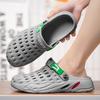 Clogs Men Summer Outdoor Anti Slip Toe Cap Slipper Outdoor Beach Sports Beach Sandals