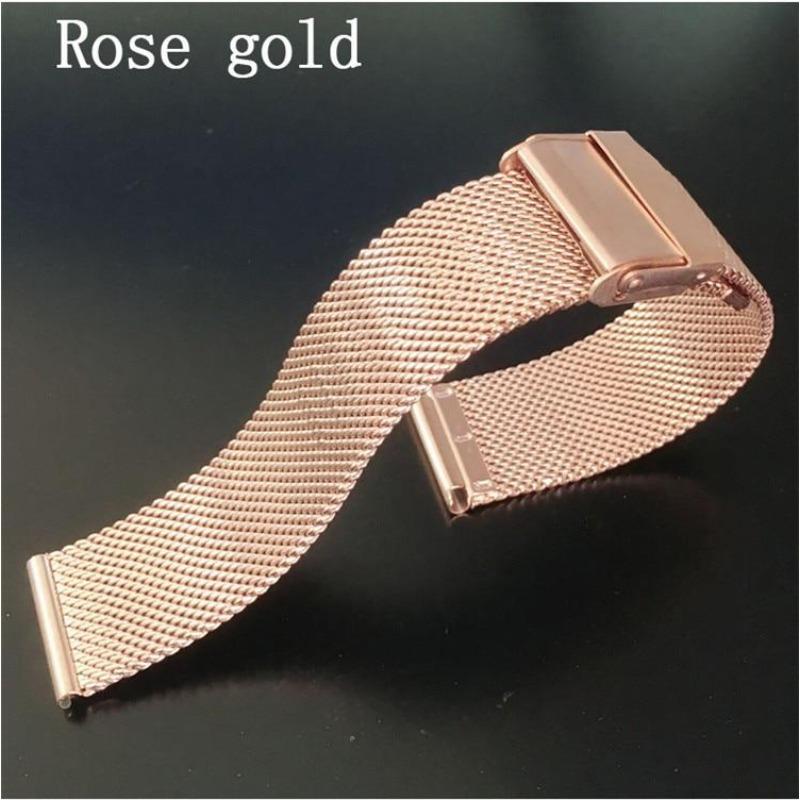 Milanese Watchband 12mm 14mm 16mm 18mm 20mm 22mm 24mm Universal Stainless Steel Metal Watch Band Strap Bracelet