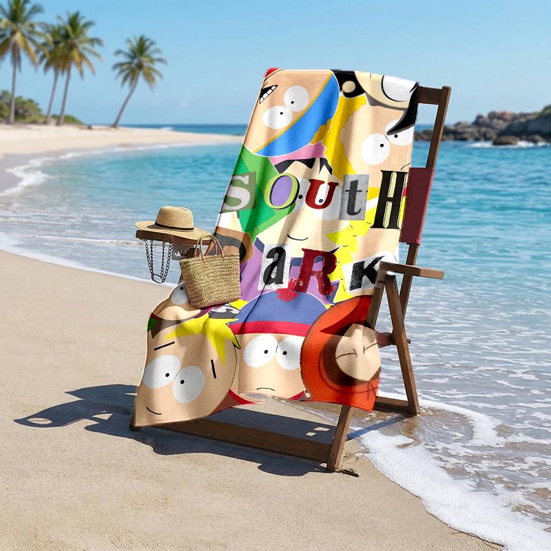 South Park Fashion Beach Towel: Ideal for Summer Adventures Soft, Absorbent and Quick Drying Suitable for Swimming and Bathing