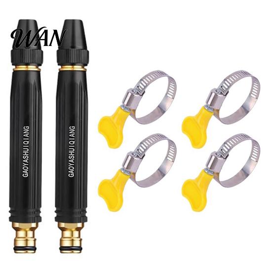 Adjustable Spray Nozzle High Pressure Hose Car Wash Booster with Settings Garden for Plant Watering Washing Outdoor Cleaning