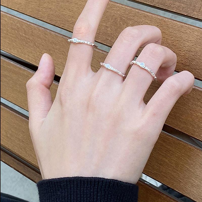 Eleganter Verstellbarer Offener Ring Mit Strasssteinen Für Damen Stilvolles Geometrisches Design