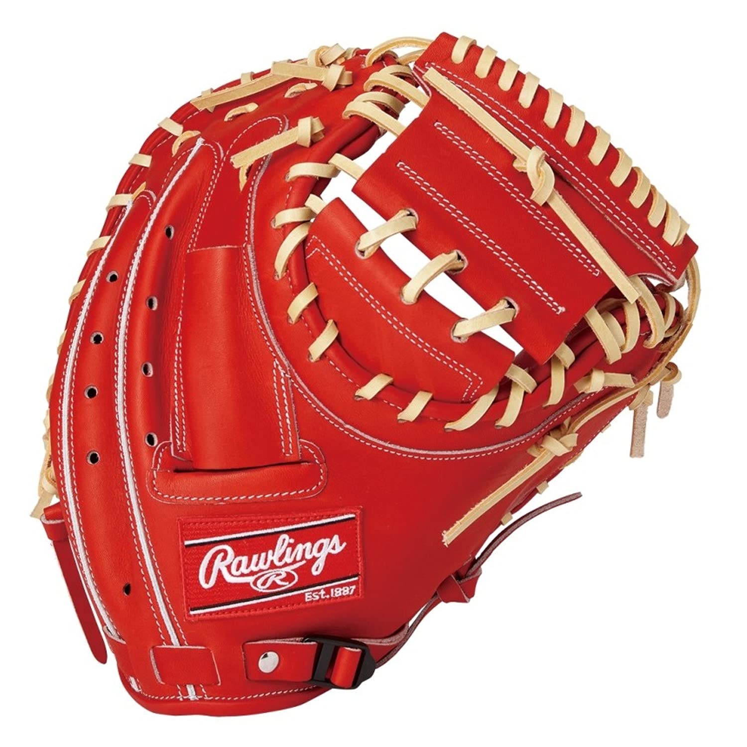 

Rawlings Baseball Gamer Mitt Size R Orange Glove, Adult, Hardball, [Catcher s Mitt], 33.0 inches, GH1FGJ2S, (Right-handed throw)