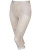 Wacoal GHK500 Lightweight Girdle for Support for Hip and Knee Smooth Leg Cotton Blend Fabric Moderate Tummy BR Women's Moving, Below-the-Knee Joints,