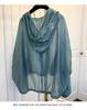 2026 Women's Lightweight Ice Silk Hooded Sun Protection Shirt - Slimming, Loose Fit for Summer