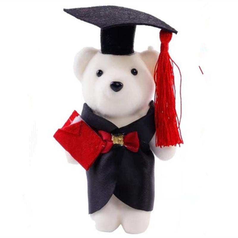 

Graduation Season Plush Bears: Ice Cream Flocking, Bachelor, Master, Doctoral Hats - 11cm Standing Bear 14cm / Sitting Bear 11cm