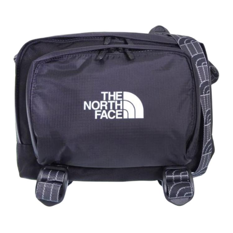

The North Face 2.7L Logo Zipper Closure Nylon Shoulder Bag Unisex Shoulder Bag Black NF0A8AMV-4HF-BLACK Black