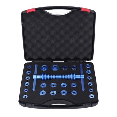Kit de Presse pour Roulements de Vélo en Alliage d'Aluminium pour Installation de Roulements de Moyeux avec 18 Paires de Presses
