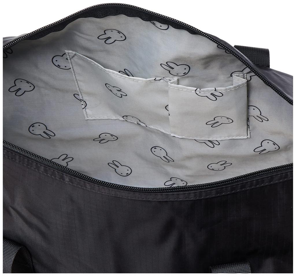 Hapitas Boston Wide Variety of Good Night Dark Black Dome-Shaped Bag, Carry-On, Patterns, 31L, 530kg, B205.