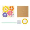 Colorful Paper Flower Bouquet Craft Kit Romantic Folding Paper Flowers Making Kit Handmade Blessing Greeting Card Bouquet