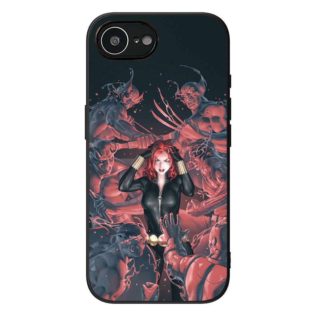 Comics Marvel Black Widow Casing Phone Cover for Huawei P30 P20 Mate 10 20 Lite Pro Y7 Y8S Y9A Y9 Prime P Smart 2019 Soft Case