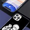 Black White Hunter X Phone Case For iPhone 17 Air 16 Pro Max 16E 15 + 14 Plus 11 12 13 Mini 7 8 SE Gift Print Cover Fundas 16 Pr