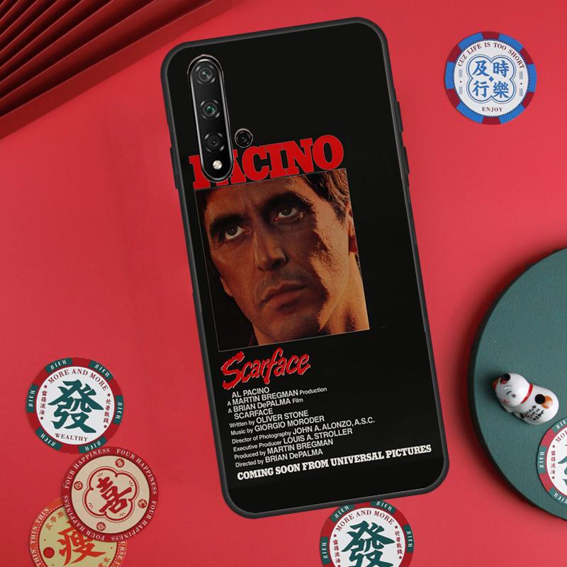 Scarface Tony Montana For Huawei Nova Y73 Y72 Y61 Y91 Y90 Y70 Y60 12s 12i 11i 8i 9 10 SE P60 Pro P30 P40 Lite Case