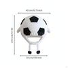 Fußball Kopfschmuck Foto Requisite Cartoon Fußball Neuheit Kostüm Hut für Aufführung,