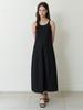 KINDABABY Semi Halter Long Dress - Black
