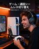 NUBWO Gaming Headset for Connection with Latency 100 Hours Battery Mute Compatible with Dedicated FPS Gaming PS5 3-Way (2.4G USB/Bluetooth 5.3/3.5mm