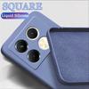 For Infinix Note 40 Case Cover For Infinix Note 40 Capas New Shockproof Square Back Liquid Silicone Soft Fundas Infinix Note 40
