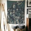 Game of Thrones Wall Tapestry Aesthetic Wall Hanging Printed Fabric Blanket Decorative Tapestries for Bedroom Living Room Home Decor
