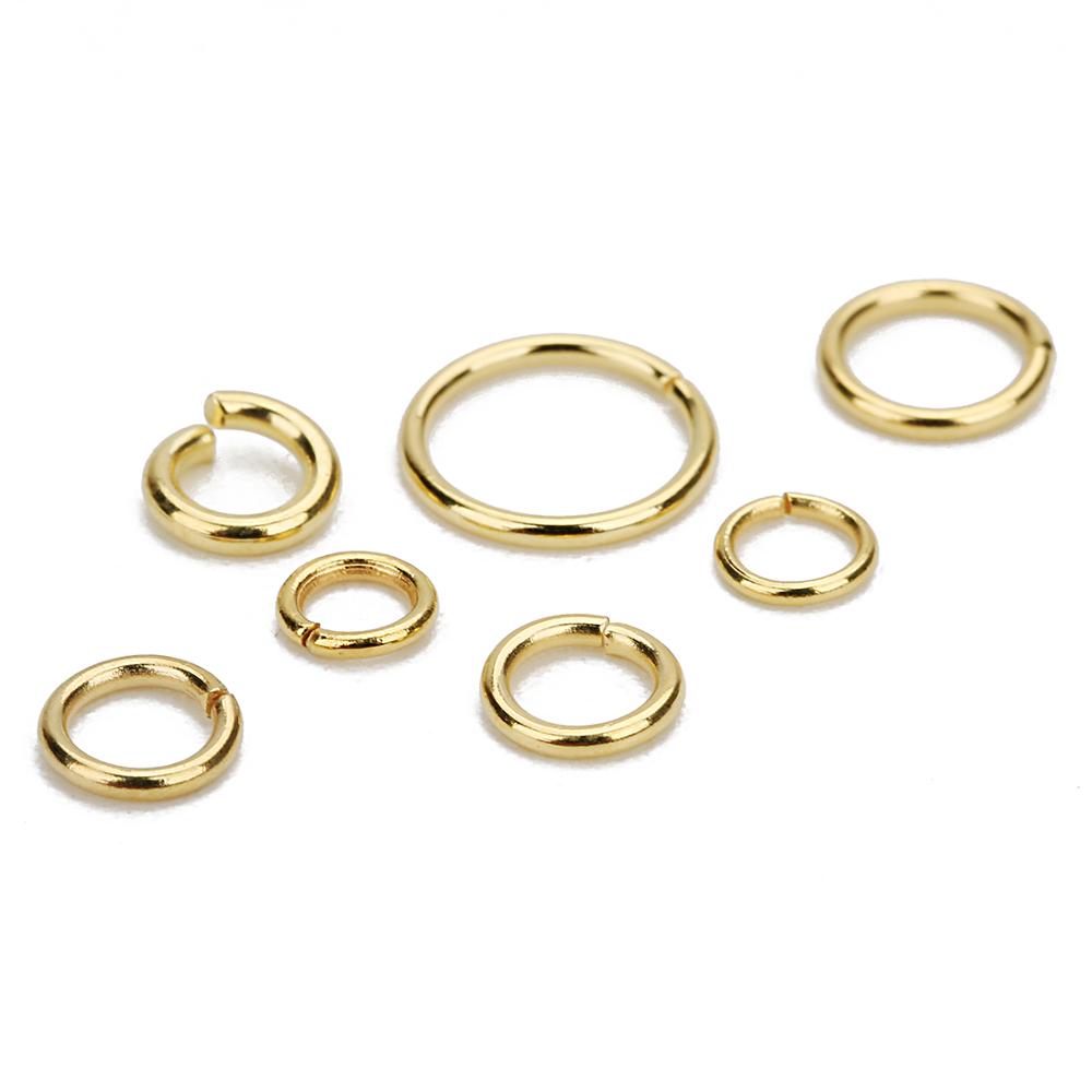 100pcs 3-10mm Stainless Steel Open Jump Rings Split Rings Link Loop For DIY Jewelry Making Findings Connector Wholesale