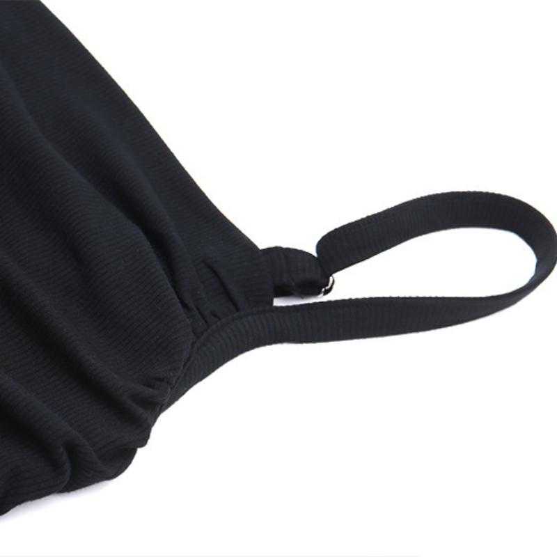 Summer sexy backless short slim fit sleeveless tank top