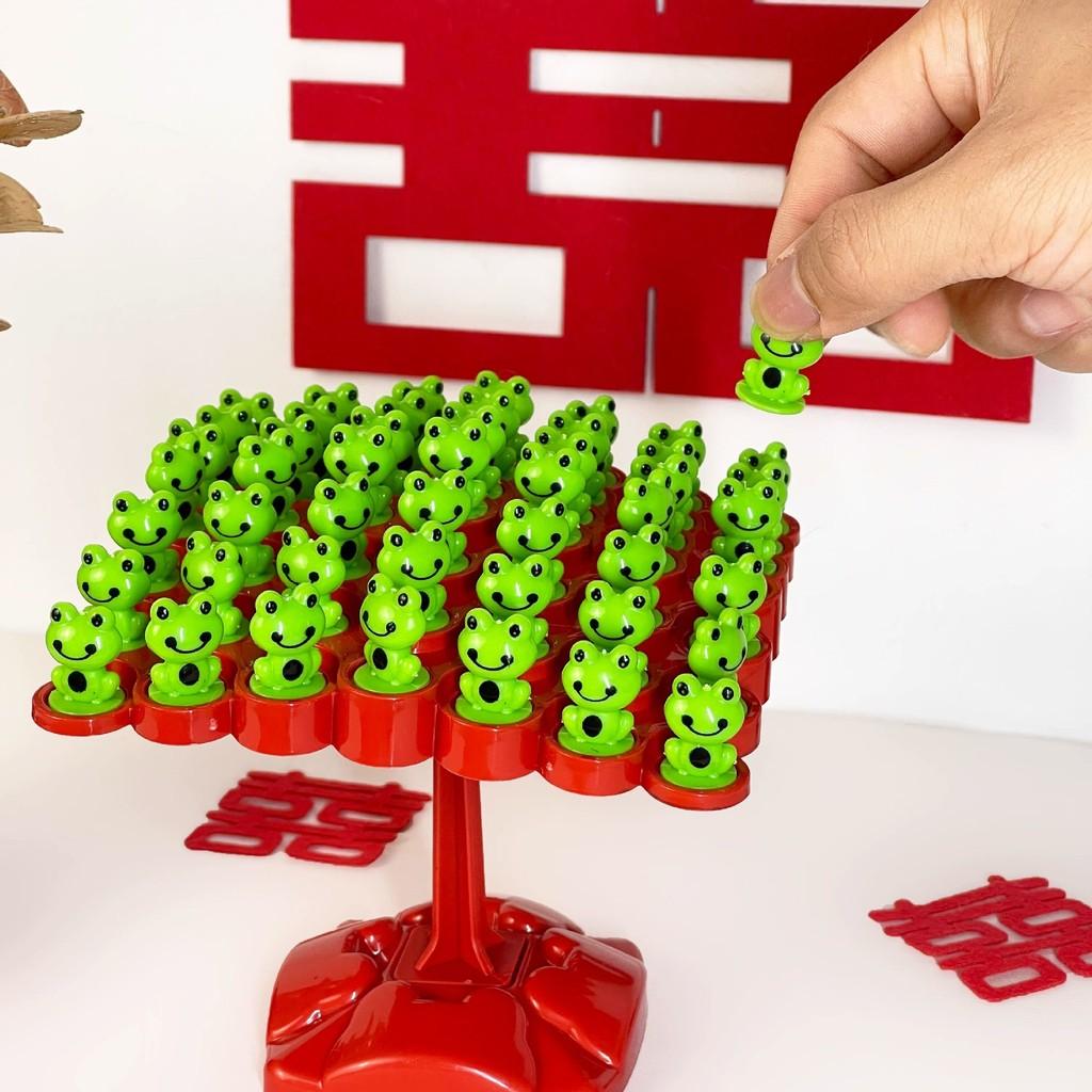 Interactive Frog Balance Tree Desktop Toy For Kids Enhances Motor Skills And Intelligence